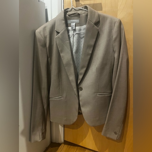 H&M Beige size 8 blazer - Picture 1 of 3
